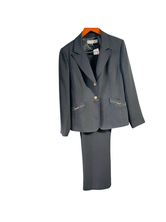 Tahari Jackets & Blazers - Tahari Arthur S. Levine Elegant Gray Blazer and Skirt Set